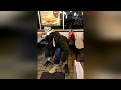 Officers Get Custom-Made Sneakers From NBA for Homeless Man With Size 17 Feet