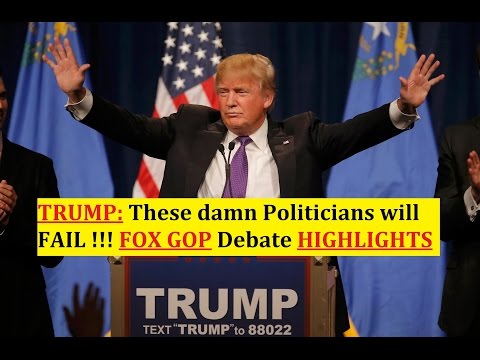 Donald Trump Highlights - Fox News GOP Debate Detroit, Michigan 3/3/2016 NEWS