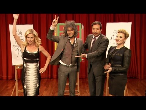 Pictionary with Demi Lovato, Julie Bowen, Wayne Coyne & Jimmy Fallon, Part 2