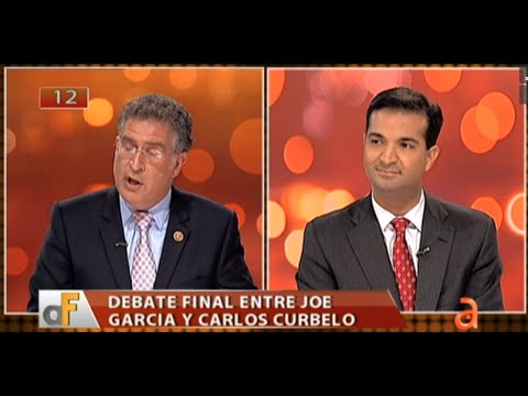 Joe García y Carlos Curbelo - Debate final por el distrito  26 Miami