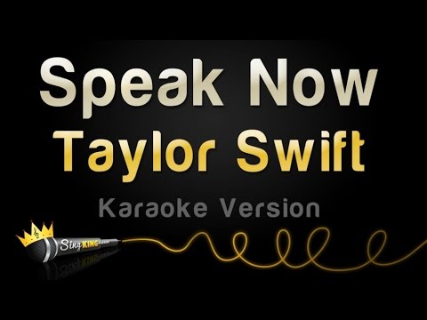 Taylor Swift - Speak Now (Karaoke Version)