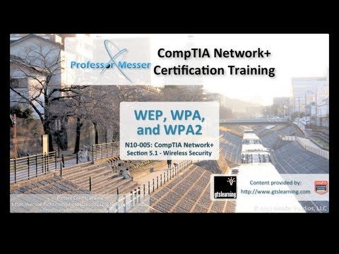 Understanding WEP, WPA, and WPA2 - CompTIA Network+ N10-005: 5.1