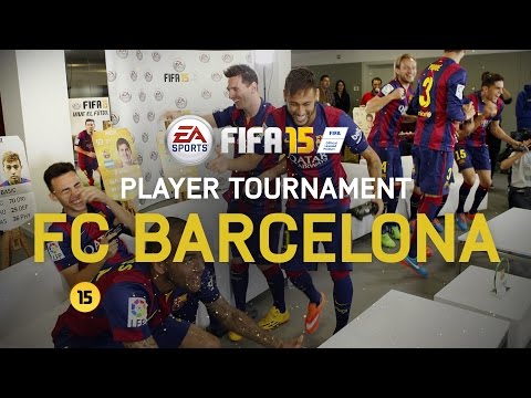 FIFA 15 - FC Barcelona Player Tournament - Messi, Neymar, Alves, Piqué, Alba, Rakitić, Bartra, Munir