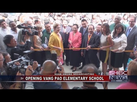 Suab Hmong News:  Vang Pao Elementary School in Fresno, California - Sept 8, 2012