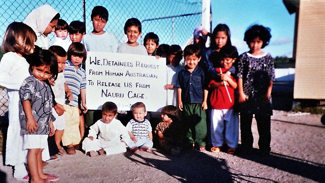 Children imprisoned on Nauru in offshore immigration detention

(Image by scoop.co.nz)