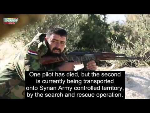 EXCLUSIVE: Footage of Syrian Army Rescuing Second Russian Pilot and Helicopter Crew