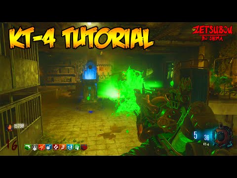 BLACK OPS 3 ZOMBIES "ZETSUBOU NO SHIMA" KT-4 WONDER WEAPON TUTORIAL GUIDE (HOW TO BUILD KT-4) (BO3)