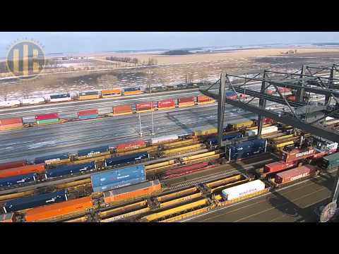 CSX North Baltimore Intermodal Yard (Drone Video)