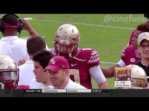 Syracuse Orange at #17 Florida State Seminoles 2015 Full Game cfedit/60fps