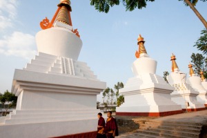 The Golden Temple in Bylakuppe.