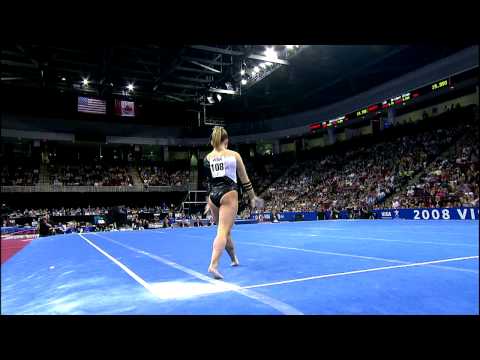 Shawn Johnson - Floor Exercise - 2008 Visa Championships - Day 2