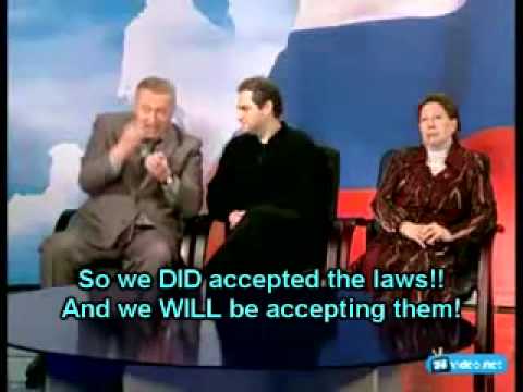 Zhirinovsky  sparks off outrage on debates (ENG SUBTITLES)