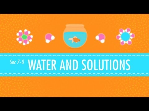 Water and Solutions -- for Dirty Laundry: Crash Course Chemistry #7