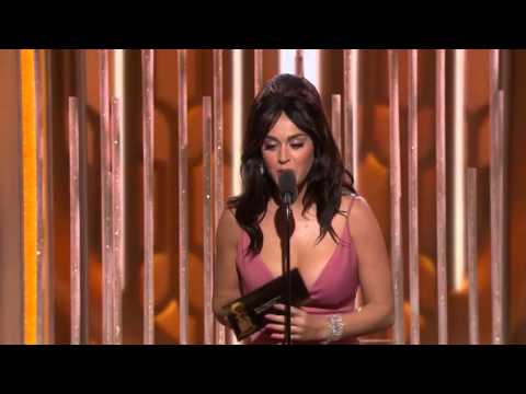 Katy Perry presenting "Best Original Song" #GoldenGlobe