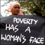 Poverty has a woman's face