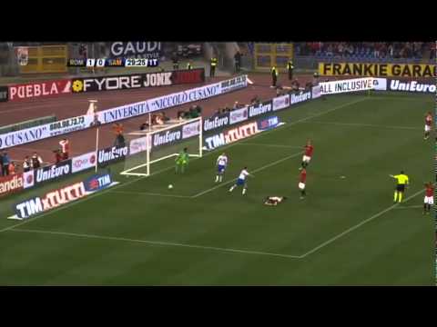 Serie A 2009-10: ROMA - SAMPDORIA 1-2 TOTTI, PAZZINI, PAZZINI