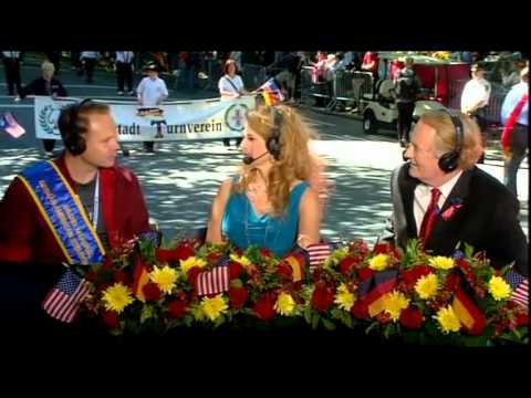 Nik Wallenda interview at the 2012 German-American Steuben Parade with Laura Savini and Larry Mendte