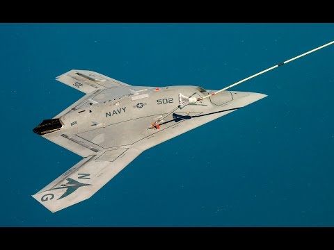 WORST NIGHTMARE for Russian Military !!! US Navy X-47B stealth aircraft