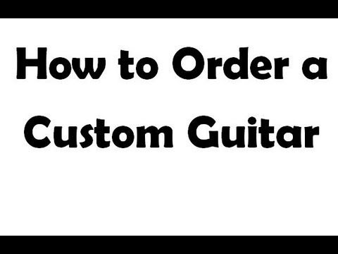 How to Order a Custom Guitar ~ CARVIN Custom Shop Guitar Build !!!