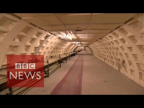 Forgotten secret wartime Tube station opened - BBC News