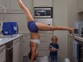 Fit mum's household workouts with kids