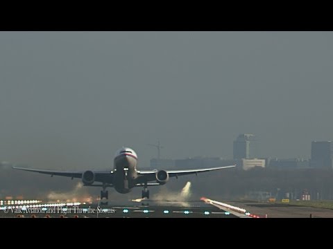 Last flight of Malaysia Airlines at AMS