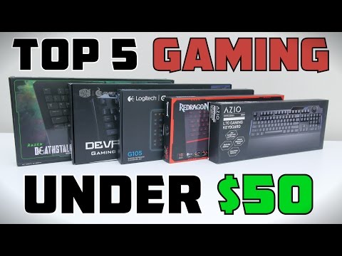 Top 5 Gaming Keyboards Under $50 - 2015