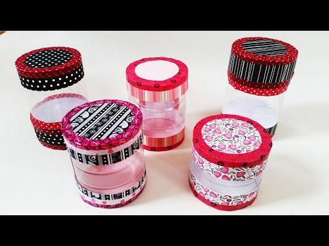 DIY Plastic GIFT tube - Recycle plastic bottle