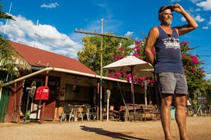 Lindsay Campbell, licencee and owner of the historic hotel. He's selling up after 17 years.