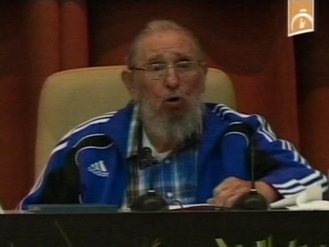 Fidel Castro Gives Rare Speech