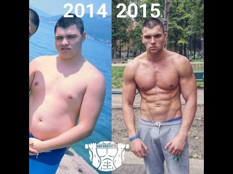 Incredible 1 Year Body Transformation (Calisthenics) Bar Brothers