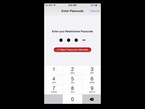 How to Hack the Restrictions Passcode for iPhone iPod iPad [Support all iOS Jailbreaked]