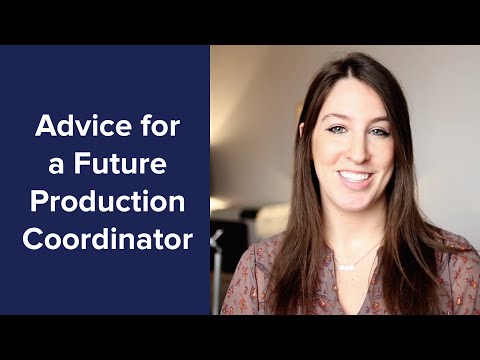 Advice for a Future Production Coordinator with Jayme Miller