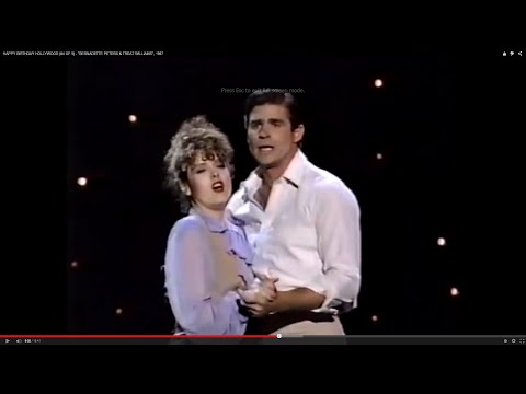 HAPPY BIRTHDAY HOLLYWOOD (#4 OF 9) - "BERNADETTE PETERS & TREAT WILLIAMS", 1987 {166}