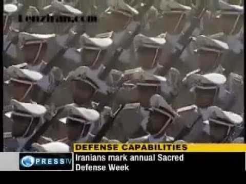 Military parade of Islamic Revolutionary Guard and Basij in Tehran - Iran 22 Sept. 2010