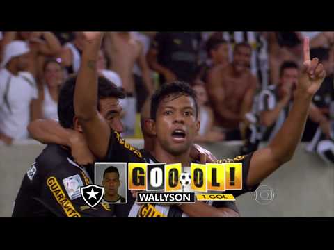 Gols Botafogo 4 x 0 Deportivo Quito - Libertadores 05/02/2014 - Globo HD