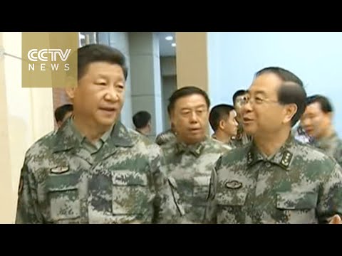 President Xi visits army's joint command center