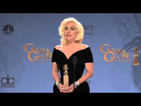 Lady Gaga: Golden Globe Awards Backstage Interview (2016)