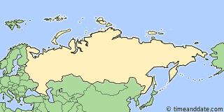 Location of Chelyabinsk