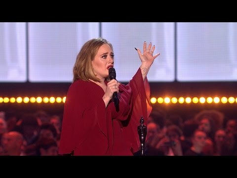 Adele wins BRITs Global Success Award  | The BRIT Awards 2016