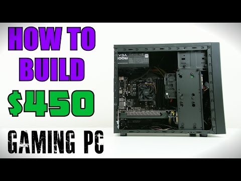 How To Build $450 Gaming PC w/ Windows Install