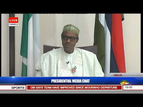 Presidential Media Chat With Muhammadu Buhari (PT1) 30/12/15