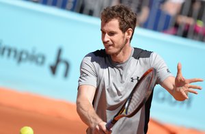 Andy Murray at 2015 Mutua Madrid Open, Spain