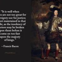 Francis Bacon on Aristocracy and Justice