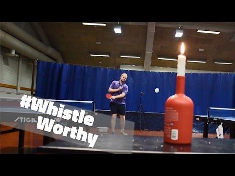 Unreal Ping Pong Trick Shots! | Editing Sports | #WhistleWorthy