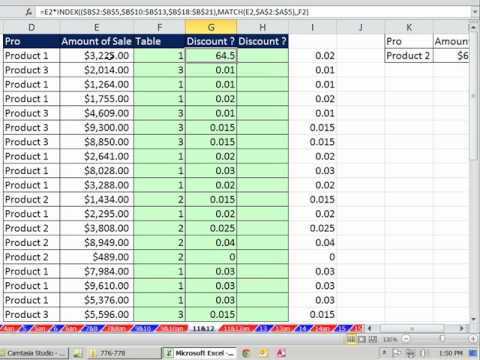 Excel Magic Trick 778: INDEX & MATCH Lookup Functions Beginning To Advanced (18 Examples)