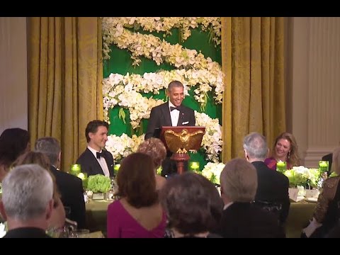 President Obama and Prime Minister Trudeau Deliver Remarks at State Dinner