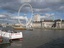 London Eye on the South Bank of the River Thames, London Borough of Lambeth, United Kingdom.