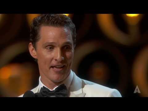 Matthew McConaughey winning Best Actor