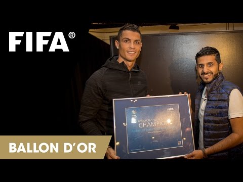 FIWC champ Abdulaziz @ the FIFA Ballon d'Or